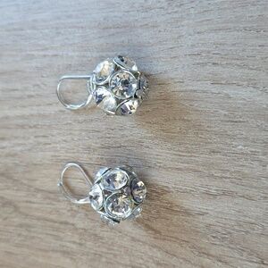 Francesca's Collections Crystal Sphere Earrings